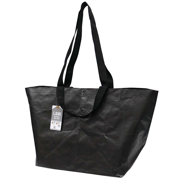 ラミクロスバッグ 2WAYトート(ブラック)